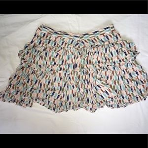 Multi-Colored Mini Skirt